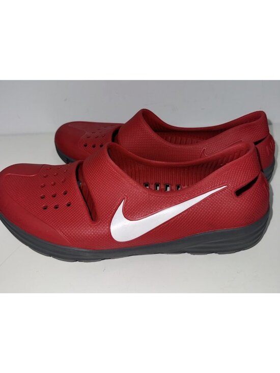 Nike Solarsoft HTM Slip-on Water Sandals Mens 11 Womens 12 Red Foam Clogs main image 7